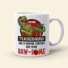 Teachersaurus 03HUDT200623 Personalized Coffee Mug, Gifts For Teacher