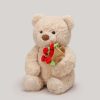 Teddy Bear with Roses Plush Toy Romantic Gift