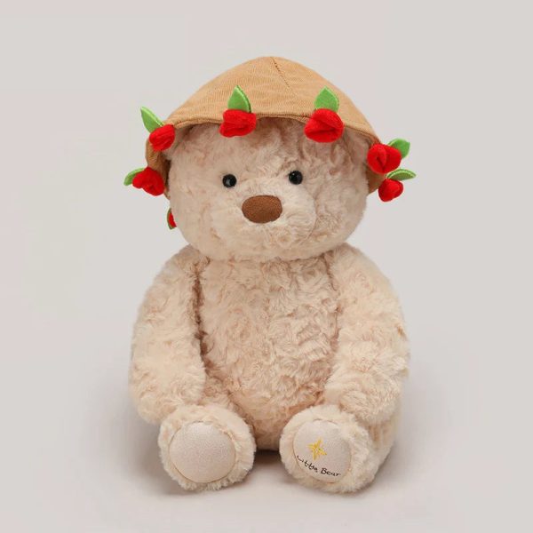 Teddy Bear with Roses Plush Toy Romantic Gift