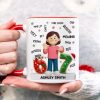 Teen Kid Custom Name Six Seven - Personalized Ceramic Mug, Fun Unique Gift for Kids or Teens