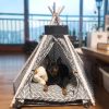 Tent with Washable Cushion Indoor Pet Bed