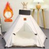 Tent with Washable Cushion Indoor Pet Bed