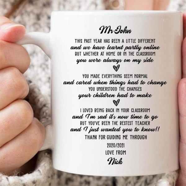 Thank For Guiding Me Through Back To School Coffee Mug
