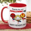 Thank Mom For Not Swallowing Us - Personalized Coffee Mug - Mother's Gift 04nahn100223