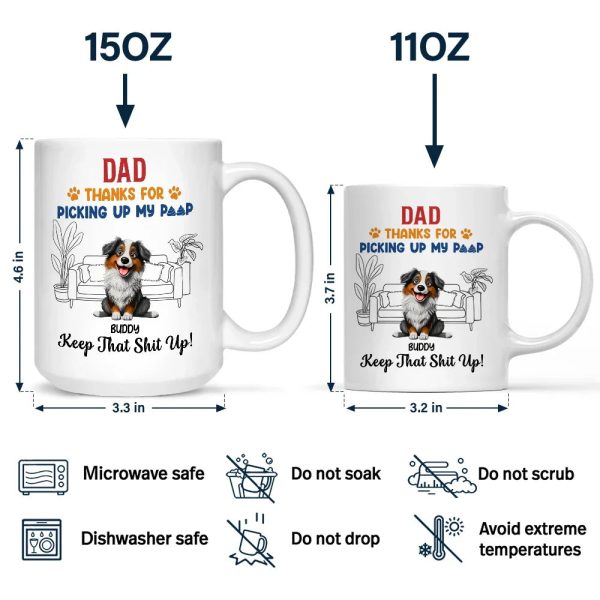 Thank You And Keep That Shit Up - Personalized Mug