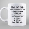Thank You Cat Dad Backpack Personalized Mug