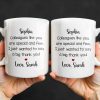 Thank You Colleague Special And Few With Heart - Personalized Custom Coffee Mug - COL102_MG