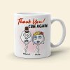 Thank You, Cum Again Personalized Mug, Sperm Couple-6OHHN201222