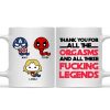 Thank You For All The Orgasms - Gift For Couple - Personalized Ceramic Mug - CL01 NH96