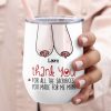 Thank You For All The Sacrifices, Gift For Mom, Personalized Mug, Saggy Boobs Mug, Mother's Day Gift