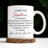 Thank You For Being A Part Of My Journey - Personalized Custom Coffee Mug - COL104_MG