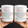 Thank You For Being A Part Of My Journey - Personalized Custom Coffee Mug - COL104_MG