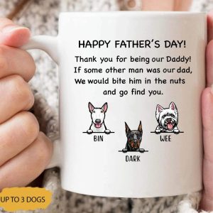 Thank You For Being My Daddy Dog Coffee Mug 889219