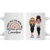 Thank You For Being My Emotional Support Coworker Gift For Colleagues Personalized Mug