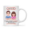 Thank You For Being My Girlfriend Boyfriend Husband Wife Funny Personalized Mug