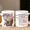 Thank You For Being My Hero, Personalized Military Mug, Gifts For Husband