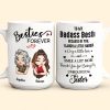 Thank You For Being My Unbiological Sister - Personalized Mug