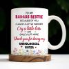 Thank You For Being My Unbiological Sister, Elderly Women & Flowers - Personalized Custom Coffee Mug - BST392_MG