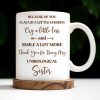 Thank You for Being My Unbiological Sister With Flowers - Personalized Custom Coffee Mug - BST504_MG