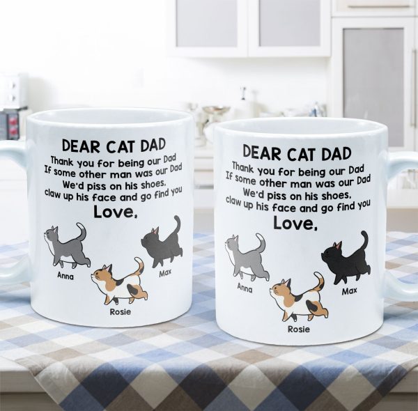 Thank You For Being Our Dad - Personalized Mug