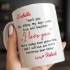 Thank You For Filling My Days With Hearts - Personalized Custom Coffee Mug - CPL1374_MG