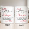 Thank You For Filling My Days With Hearts - Personalized Custom Coffee Mug - CPL1374_MG