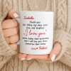 Thank You For Filling My Days With Hearts - Personalized Custom Coffee Mug - CPL1374_MG