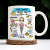 Thank You For Filling My Days With Sunshine, Heart, Star - Personalized Custom Coffee Mug - TEACH047_MG
