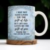Thank You For Loving My Son, Floral Design - Personalized Custom Coffee Mug - DILA026_MG