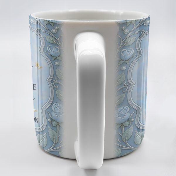 Thank You For Loving My Son, Floral Design - Personalized Custom Coffee Mug - DILA026_MG