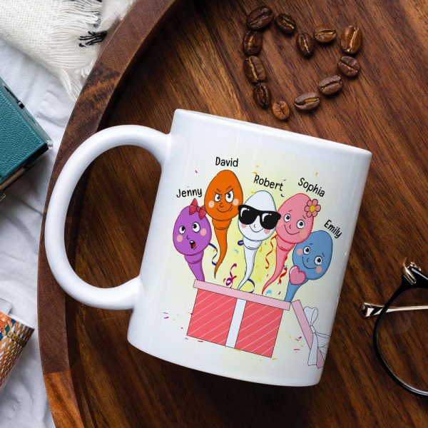 Thank You For Not Swallowing Us, Personalized Coffee Mug, Surprising With Mom Coffee Mug, Mother's Day, Birthday Gift For Mom