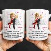 Thank You For Putting Up With My Shit, Couple And Hearts - Personalized Custom Coffee Mug - CPL1363_MG