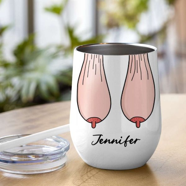 Thank You For Ruining Your Boobs, Gift For Mom, Personalized Mug, Saggy Boobs Mug, Mother's Day Gift