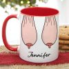 Thank You For Ruining Your Boobs, Gift For Mom, Personalized Mug, Saggy Boobs Mug, Mother's Day Gift