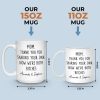 Thank You For Sharing Your DNA - Family Personalized Custom Mug - Gift For Mom, Grandma