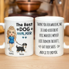 Thank You for Walking Me Hilarious Personalized White Ceramic Mug for Dog Walkers, Customizable with Dog, Perfect Gift for Pet Lovers