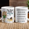 Thank You for Walking Me Hilarious Personalized White Ceramic Mug for Dog Walkers, Customizable with Dog, Perfect Gift for Pet Lovers