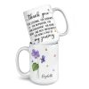 Thank You From The Bottom Of My Heart - Bestie Personalized Custom Mug - Christmas Gift For Best Friends, BFF, Sisters