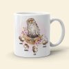 Thank You Mom For Teaching Us To Spread Our Wings - Funny Mom Bird Owl - Personalized Coffee Mug - Mother's Day Gift - Mother's Day Mug - Gift For Mom