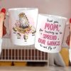 Thank You Mom For Teaching Us To Spread Our Wings - Funny Mom Bird Owl - Personalized Coffee Mug - Mother's Day Gift - Mother's Day Mug - Gift For Mom