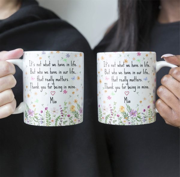 Thank You Mug - Mentor Appreciation For Coworkers, Family, Leader, Boss - Personalized Mug
