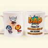Thanks Dad For Knocking Mom And Creating These Masterpieces - Gift For Father's Day - Personalized Ceramic Mug