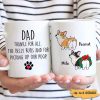 Thanks For All The Belly Rubs Corgi Dog Personalized Coffee Mug
