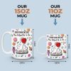 Thanks For Being A Great Mom - Family Personalized Custom 3D Inflated Effect Printed Mug - Gift For Mom, Daughter