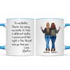 Thanks For Being My Bestie Funny Gift For Best Friends Personalized Mug