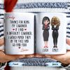 Thanks For Being My Coworker, Fun Coworker Appreciation - Personalized Custom Coffee Mug - COL126_MG