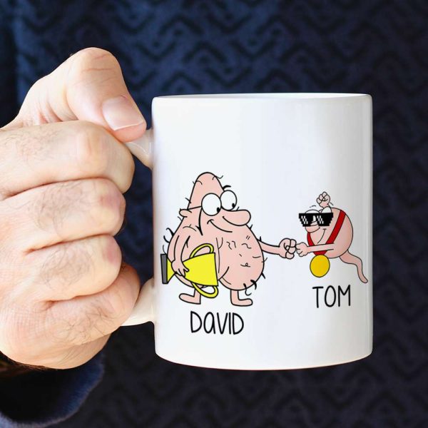 Thanks For Being My Dad, Personalized Coffee Mug, Funny Gift For Dad