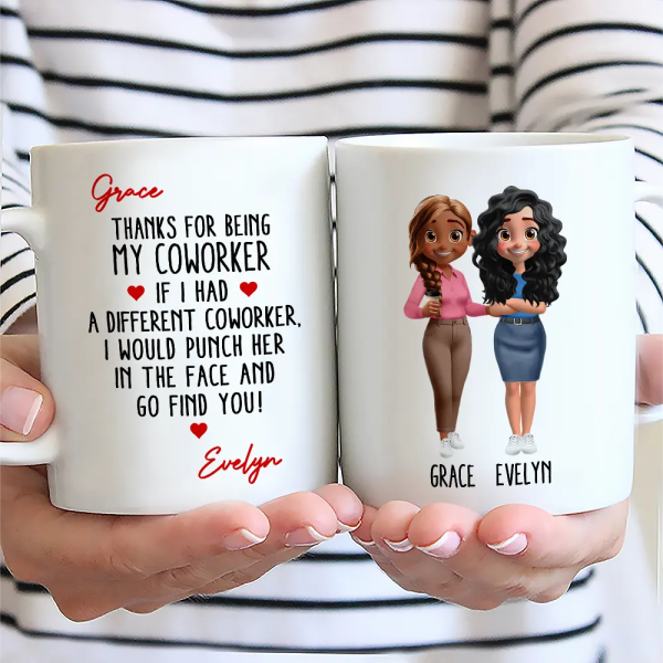 Thanks For Being My Favorite Coworker - Personalized Mug