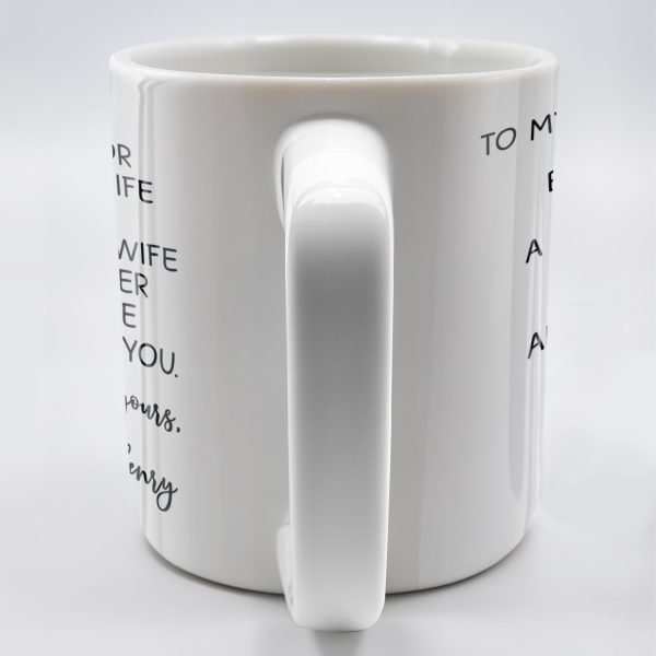 Thanks For Being My Wife, Forever Yours - Personalized Custom Coffee Mug - WIF033_MG