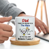 Thanks For Entering Me In The Race, Father's Day White Mug